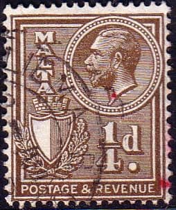 Malta 1930 Postage and Revenue SG 193 Fine Used