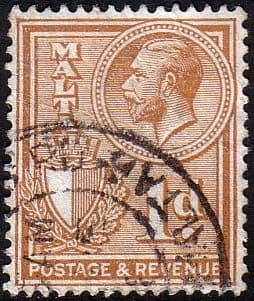 Malta 1930 Postage and Revenue SG 195 Fine Used