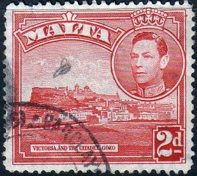 Malta 1938 King George VI SG 221b Fine Used