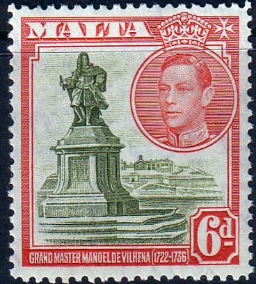 Malta 1938 King George VI SG 225 Fine Mint