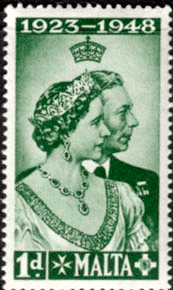 Malta 1948 King George VI Royal Silver Wedding SG 249 Fine Mint