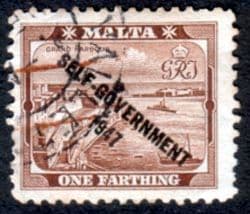 Malta 1948 King George VI Self Government SG 234 Fine Used
