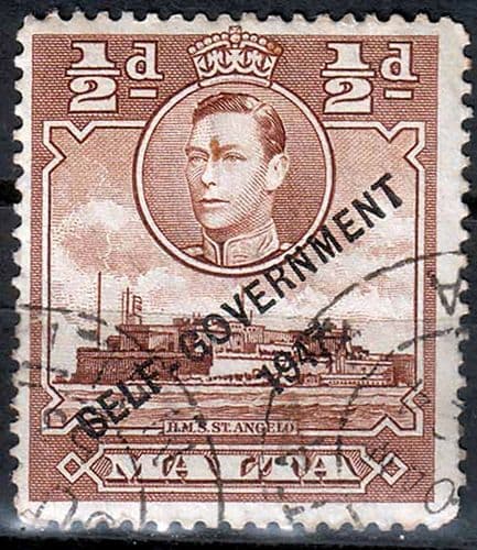 Malta 1948 King George VI Self Government SG 235 Fine Used