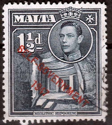 Malta 1948 King George VI Self Government SG 237 Fine Used