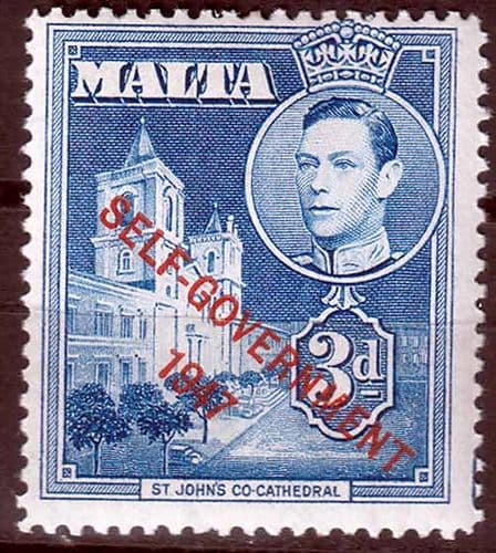 Malta 1948 King George VI Self Government SG 240 Fine Mint