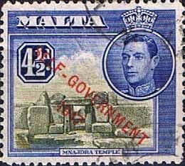 Malta 1948 King George VI Self Government SG 241a Fine Used