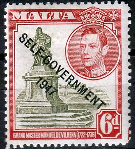 Malta 1948 King George VI Self Government SG 242 Fine Mint