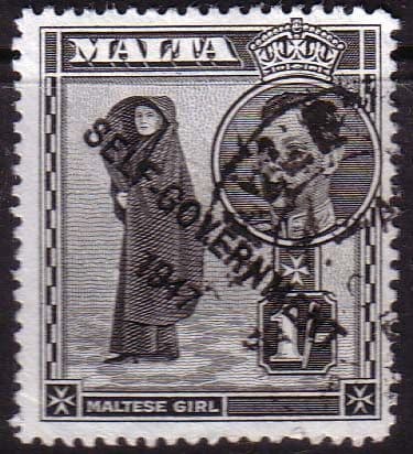 Malta 1948 King George VI Self Government SG 243 Fine Used