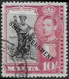 Malta 1948 King George VI Self Government SG 248 Fine Used