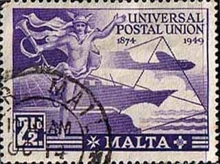 Malta 1949 Universal Postal Union SG 251 Fine Used
