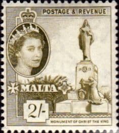 Malta 1956 SG 278 Christ The King Statue Fine Mint