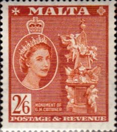 Malta 1956 SG 279 Grand Master Cottener Monument Fine Mint