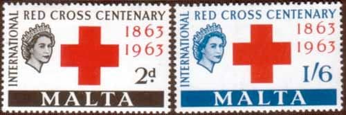 Malta 1963 Red Cross Centenary Set Fine Mint