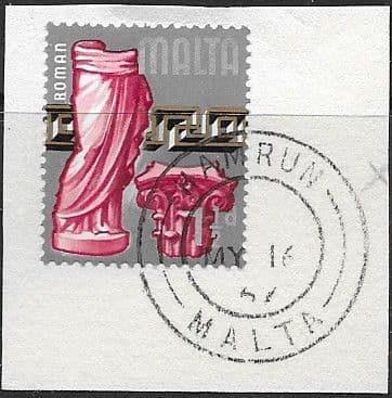 Malta 1965 SG 332 Roman Era Tied to HAMRUN Post Mark Fine Used