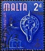 Malta 1965 SG 333 Proto Christian Era Fine Used
