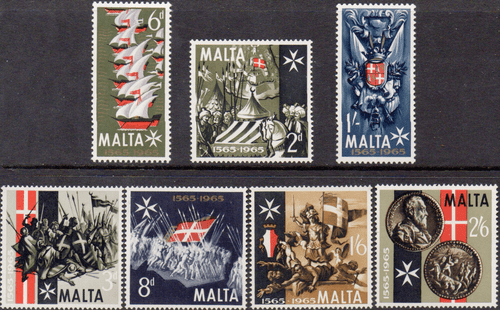 Malta 1965 The Great Siege Set Fine Mint