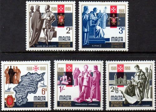 Malta 1966 400th Anniversery of Valletta Set Fine Mint
