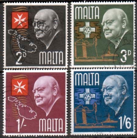 Malta 1966 Churchill Set Fine Used