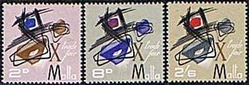 Malta 1966 Trade Fair Set Fine Mint