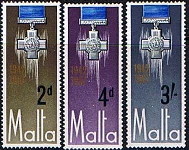 Malta 1967 George Cross Set Fine Mint
