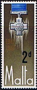 Malta 1967 George Cross SG 379 Fine Mint