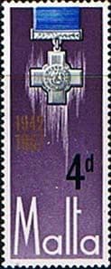 Malta 1967 George Cross SG 380 Fine Mint