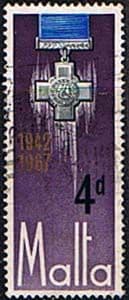 Malta 1967 George Cross SG 380 Fine Used