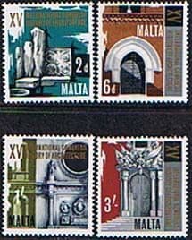 Malta 1967 Historical Architecture Valetta Set Fine Mint