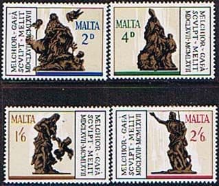 Malta 1967 Melchior Gafa Set Fine Mint