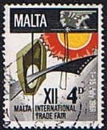 Malta 1968 International Trade Fair SG 402 Fine Used
