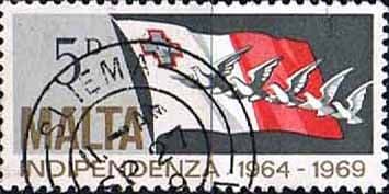 Malta 1969 Independence SG 423 Fine Used