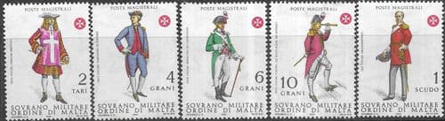 Malta 1969 Sovereign Military Order Uniforms Fine Mint