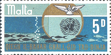 Malta 1969 UN Oceanic Resources Fine Mint