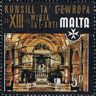 Malta 1970 13th Council of Europe Art Exhibiton SG 432 Fine Used
