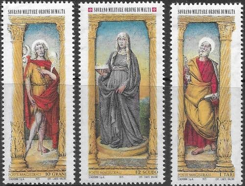 Malta 1971 Sovereign Military Order Christmas Set Fine Mint