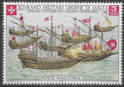 Malta 1971 Sovereign Military Order Lapanto Fine Mint
