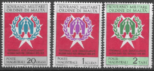 Malta 1971 Sovereign Military Order Refugees Fine Mint