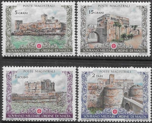 Malta 1972  Sovereign Military Order Castles Set Fine Mint