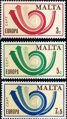 Malta 1973 Europa Set Fine Mint