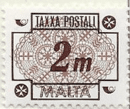 Malta 1973 Post Due Maltese Lace SG D42 Fine Mint