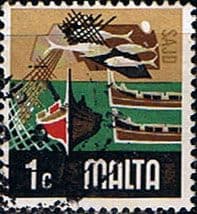 Malta 1973 SG 490 Fishing Industry Fine Used