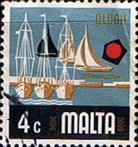 Malta 1973 SG 494 Yacht Marina Fine Used