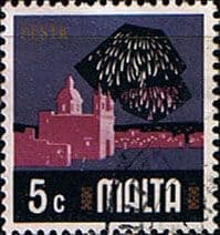 Malta 1973 SG 495 Fiesta Fine Used
