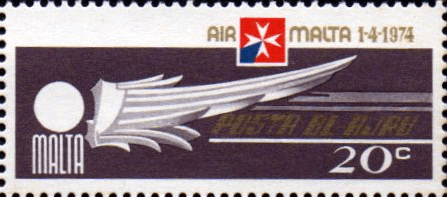 Malta 1974 Air Malta SG 520 Fine Mint