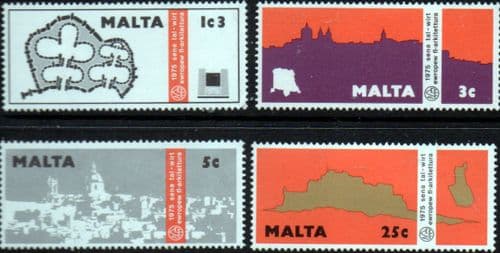 Malta 1975 Year Set Fine Mint