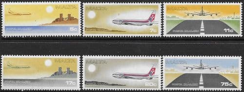 Malta 1978 World Air Planes Set Fine Mint