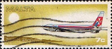 Malta 1978 World Air Planes SG 606 Fine Used