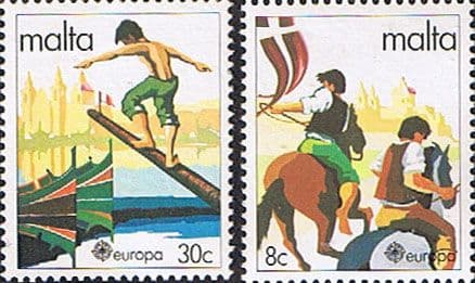 Malta 1981 Europa Folklore Set Fine Mint