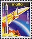 Malta 1991 Europa Europe in Space SG 889 Fine Mint
