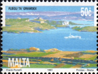 Postage Stamp Stamps Malta 1991 National Heritage of the Maltese